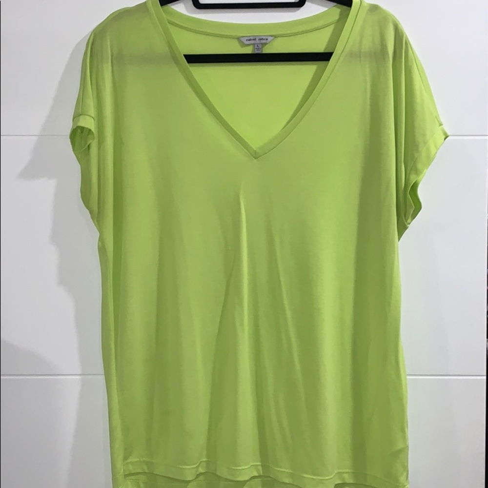 Naked zebra v neck
